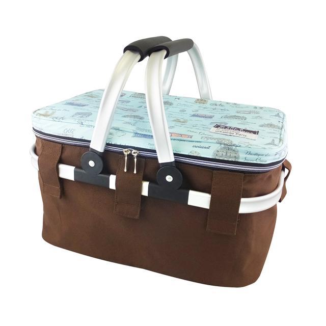 保冷バスケット おしゃれ 通販 保冷バッグ 大容量 丈夫 クーラーバスケット お弁当 クーラーバッグ Lサイズ レジャーバッグ 大きめ 大きい 保冷バスケット |  | 05