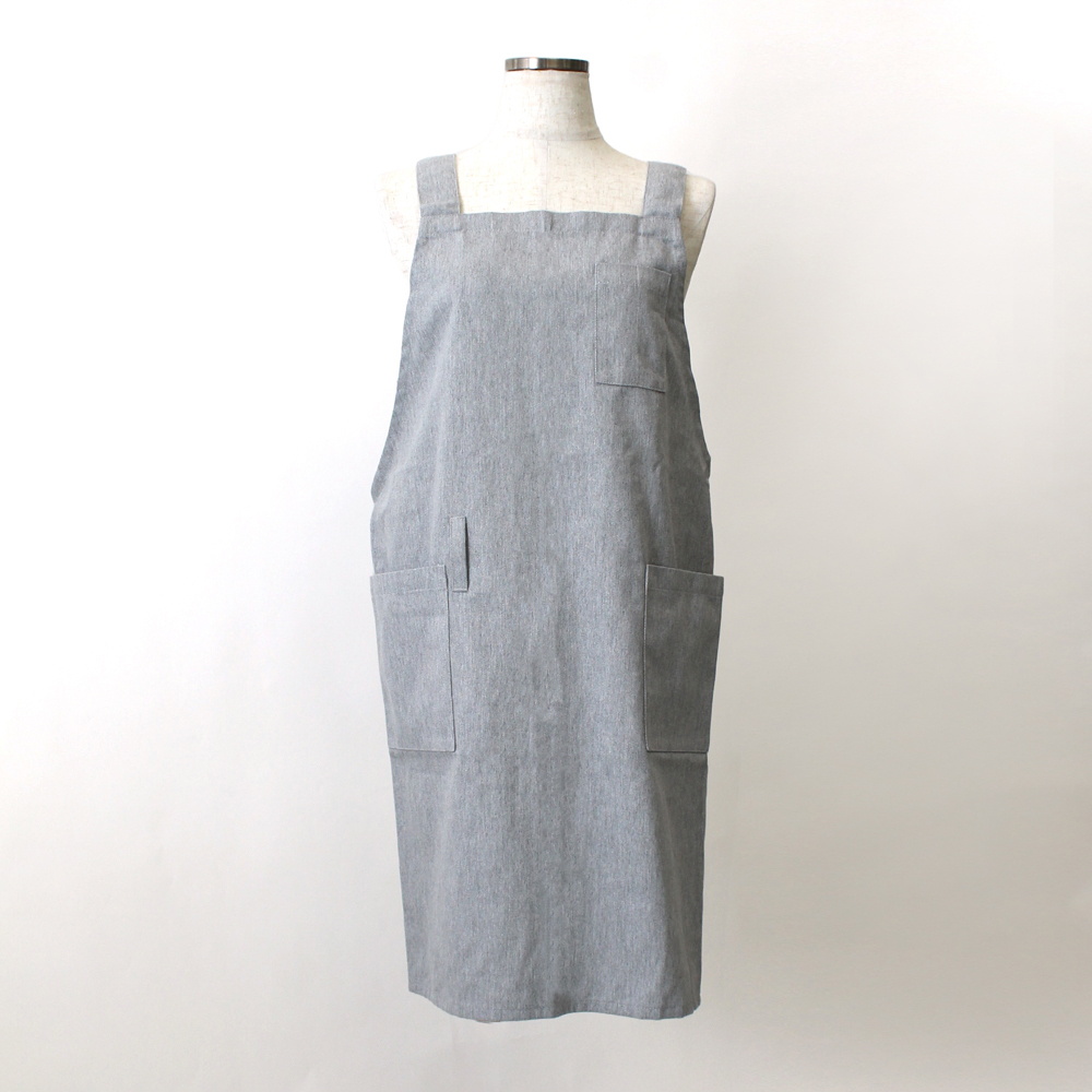 エプロン 通販エプロン h型 H型 Hタイプ hタイプ 前掛け 前掛 柔らかい やわらかい コットン ユニセックス 綿 シンプル 保育士 キッチン 家事 料理 エプロン | ブランド登録なし | 03