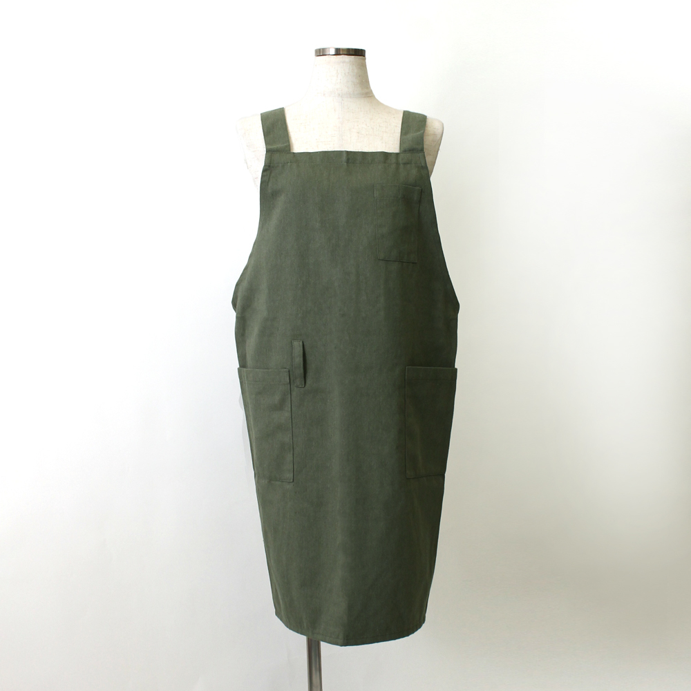 エプロン 通販エプロン h型 H型 Hタイプ hタイプ 前掛け 前掛 柔らかい やわらかい コットン ユニセックス 綿 シンプル 保育士 キッチン 家事 料理 エプロン | ブランド登録なし | 05