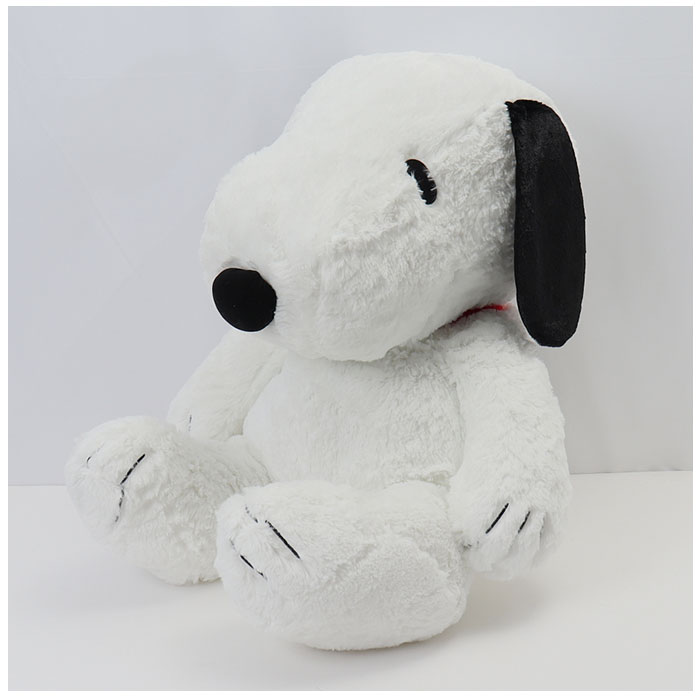 スヌーピー ぬいぐるみ 通販 2L サイズ 特大 HUGHUG ハグハグ hughug ふわふわ PEANUTS SNOOPY キャラクターグッズ  かわいい 可愛い 55cm 癒し 大きい