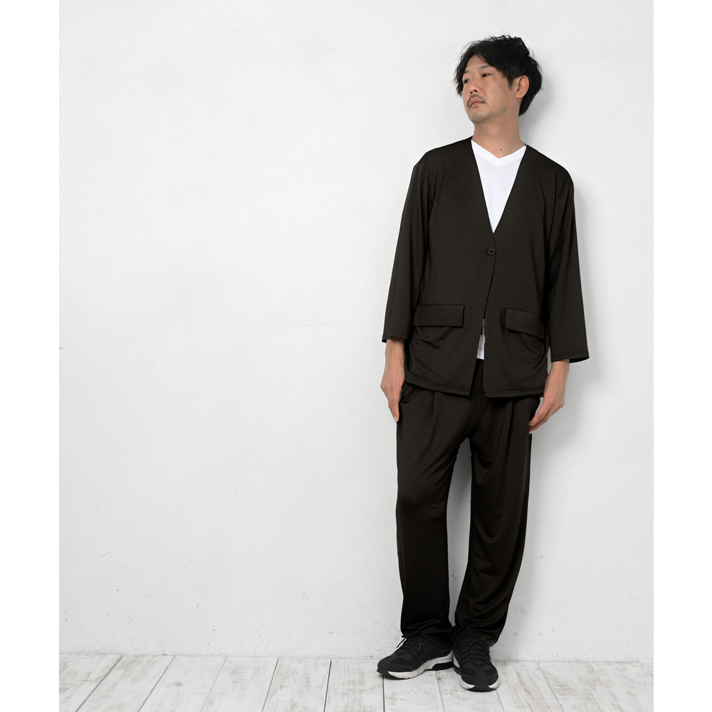 高撥水 通販高撥水 メンズ ルームウェア セットアップ 上下 普段着 ゆったり カジュアルスーツ カジュアル 撥水 超撥水 しわになりにくい 上下セット  高撥水 | ブランド登録なし | 01