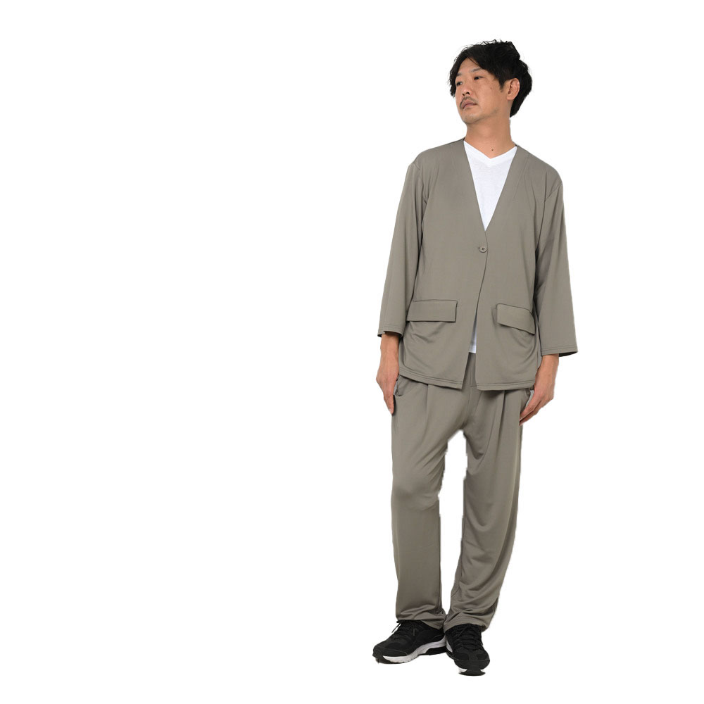 高撥水 通販高撥水 メンズ ルームウェア セットアップ 上下 普段着 ゆったり カジュアルスーツ カジュアル 撥水 超撥水 しわになりにくい 上下セット  高撥水 | ブランド登録なし | 04