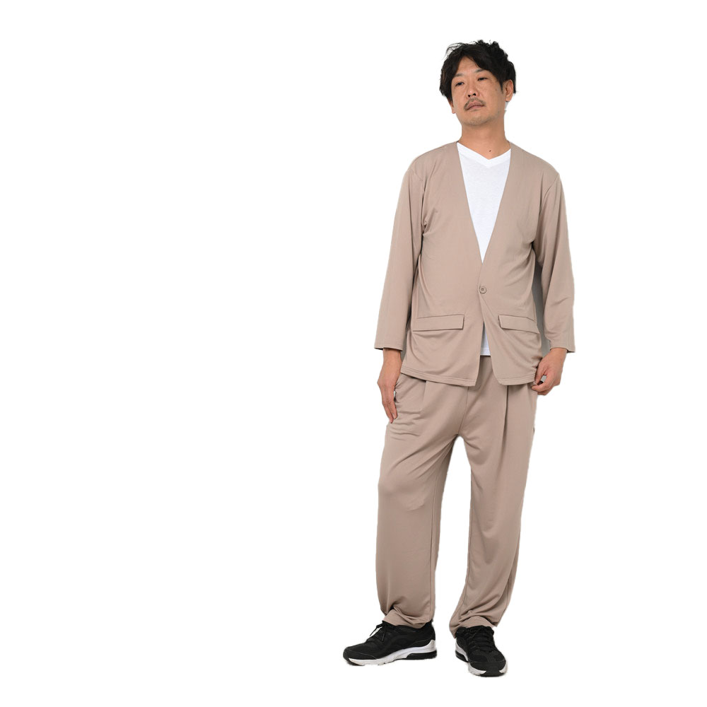 高撥水 通販高撥水 メンズ ルームウェア セットアップ 上下 普段着 ゆったり カジュアルスーツ カジュアル 撥水 超撥水 しわになりにくい 上下セット  高撥水 | ブランド登録なし | 03