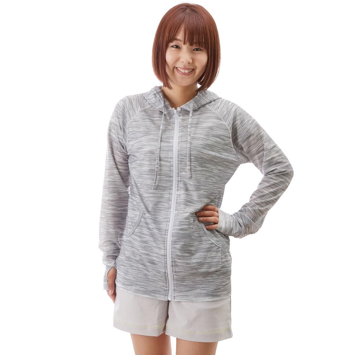 ラッシュガード パーカー 長袖 レディース uv 通販 指穴付き フード おしゃれ ジップアップ 水陸両用 UV対策 紫外線対策 日焼け防止 uvカット ロング |  | 10