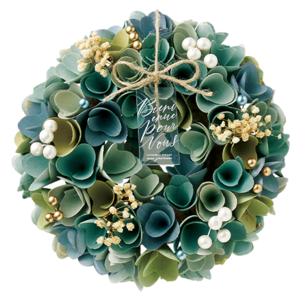 ナチュラルリース M 通販 リース 造花 お花 フラワーアレンジメント プリザーブドフラワー フラワーギフト 箱入り 年中 オールシーズン 玄関 ナチュラルリース |  | 15