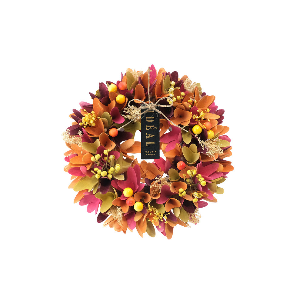 ナチュラルリース M 通販 リース 造花 お花 フラワーアレンジメント プリザーブドフラワー フラワーギフト 箱入り 年中 オールシーズン 玄関 ナチュラルリース |  | 03