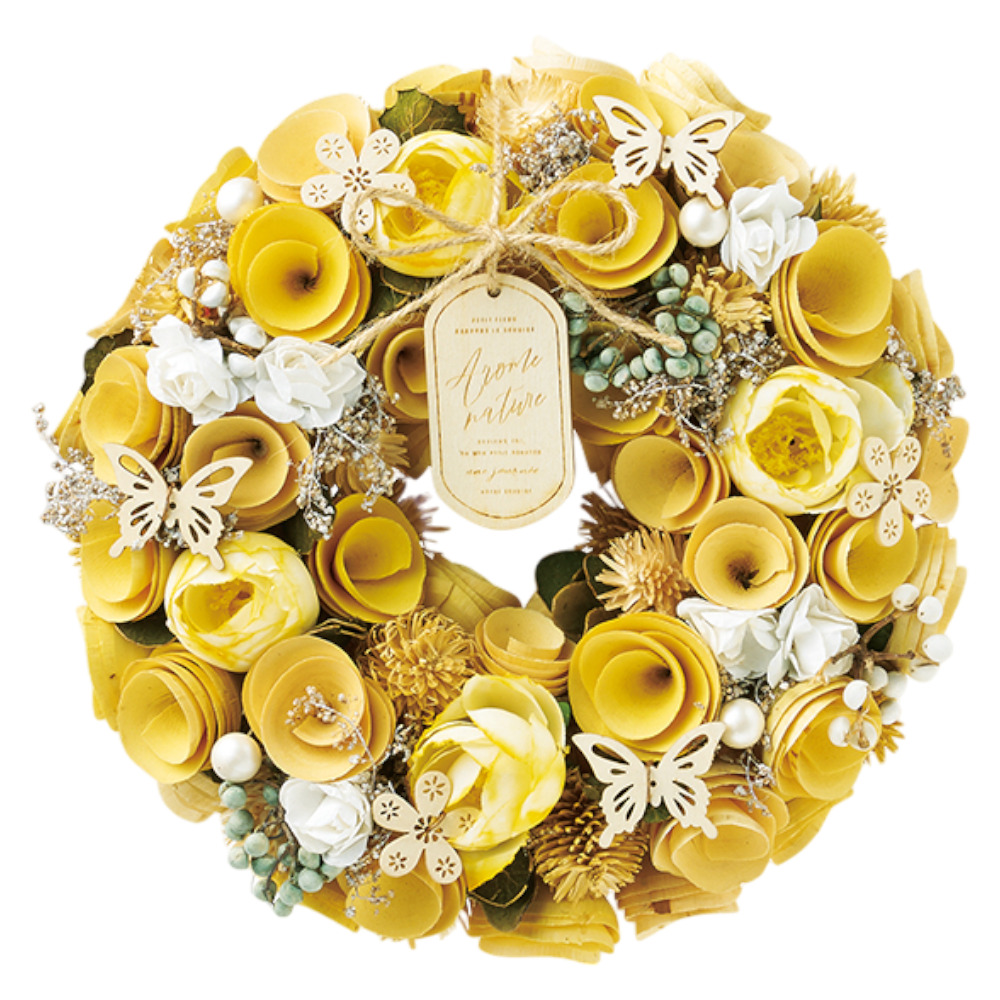 ナチュラルリース M 通販 リース 造花 お花 フラワーアレンジメント プリザーブドフラワー フラワーギフト 箱入り 年中 オールシーズン 玄関 ナチュラルリース |  | 12