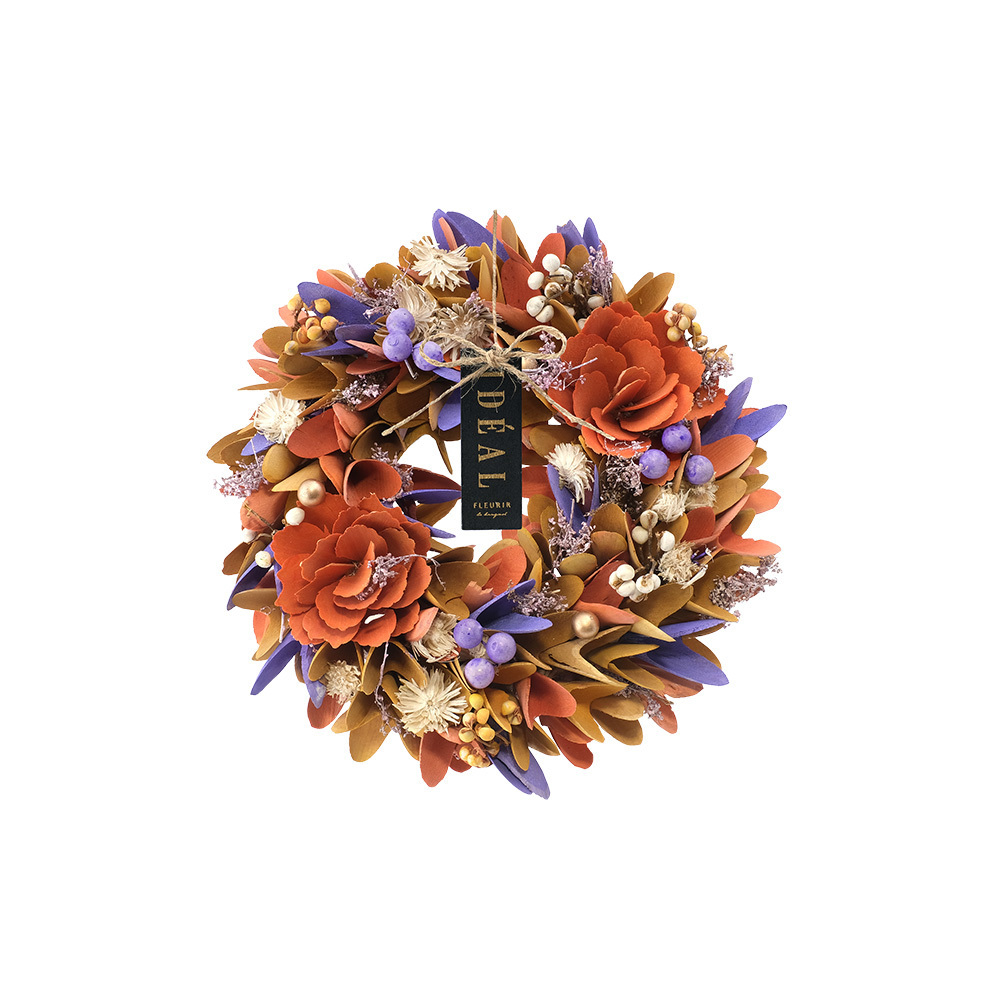 ナチュラルリース M 通販 リース 造花 お花 フラワーアレンジメント プリザーブドフラワー フラワーギフト 箱入り 年中 オールシーズン 玄関 ナチュラルリース |  | 05