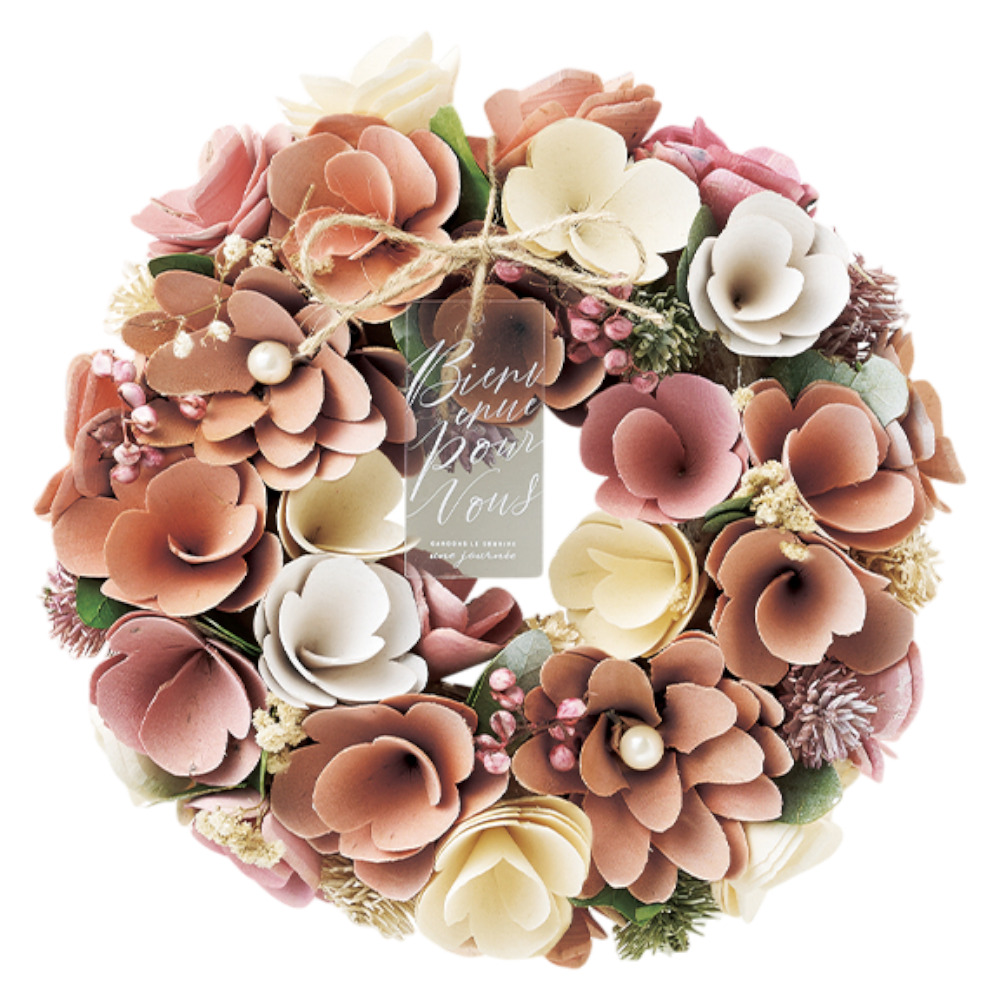 ナチュラルリース M 通販 リース 造花 お花 フラワーアレンジメント プリザーブドフラワー フラワーギフト 箱入り 年中 オールシーズン 玄関 ナチュラルリース |  | 11