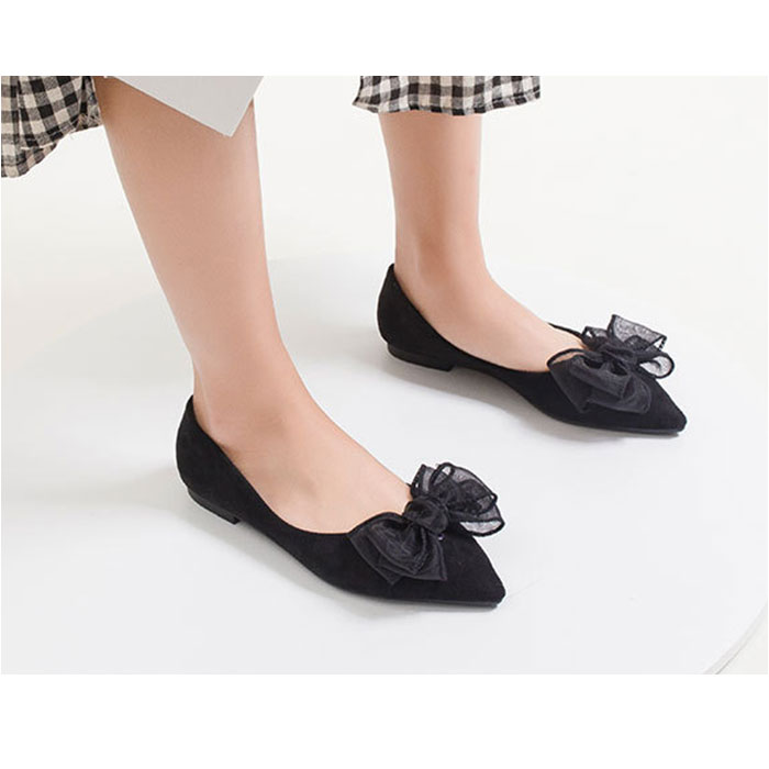 パンプス ローヒール リボン 通販 フラットシューズ きれいめ ローヒールパンプス ぺたんこパンプス レディース 靴 シューズ かわいい 歩きやすい | BACKYARD FAMILY | 16