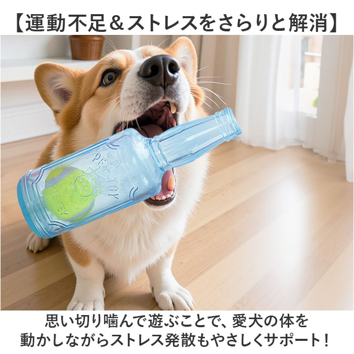 噛むおもちゃ 犬 通販 ボトル ボール 噛む おもちゃ 犬用おもちゃ 音が鳴る 運動不足解消 オモチャ 犬のおもちゃ 噛む玩具 デンタルケア 噛むおもちゃ | BACKYARD FAMILY | 07