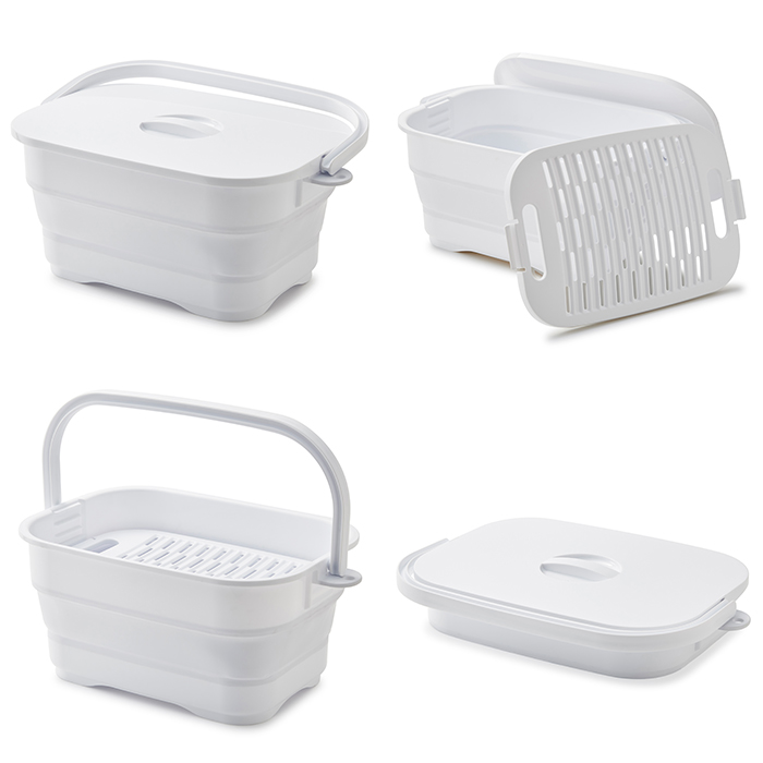 ISETO イセトー 折りたたみ バケツ 通販 折りたたみバケツ 折り畳みバケツ 折り畳み 洗い桶 洗濯板付き 収納 折りたためる 洗濯板 落し蓋 落とし蓋 |  | 17