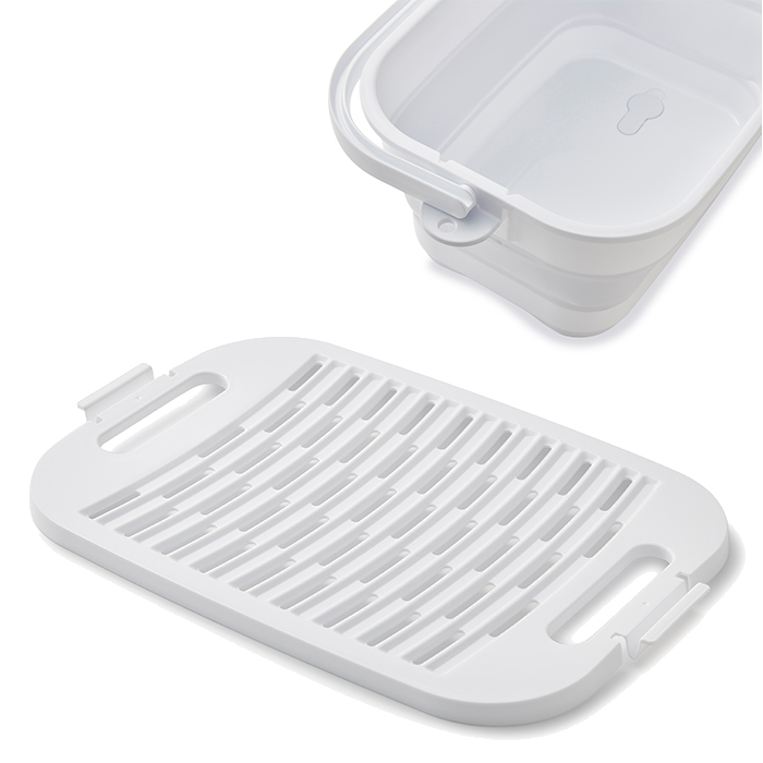 ISETO イセトー 折りたたみ バケツ 通販 折りたたみバケツ 折り畳みバケツ 折り畳み 洗い桶 洗濯板付き 収納 折りたためる 洗濯板 落し蓋 落とし蓋 |  | 18