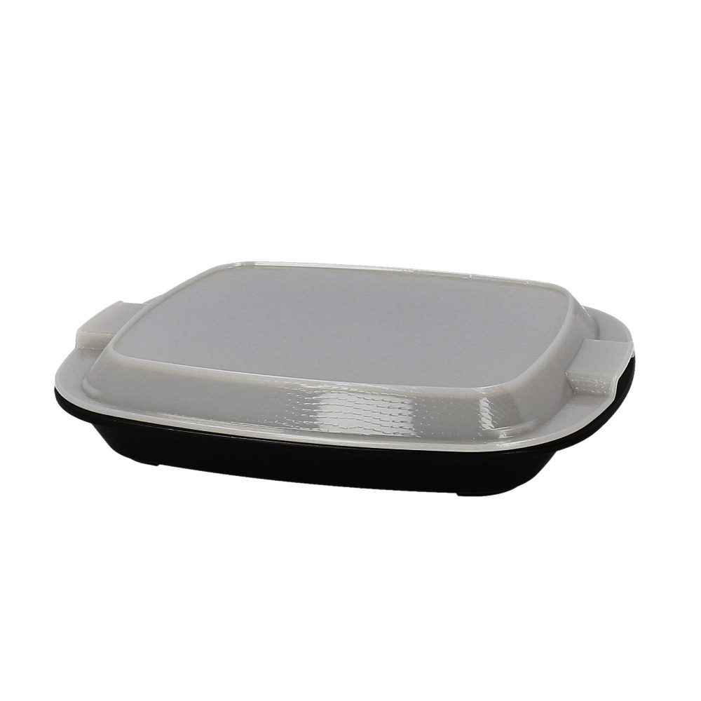ランチプレート フタ付き 通販 hakoya 弁当 箱 仕切り 仕切り皿 和食器 弁当箱 レンジ対応 食洗機対応 お皿 食器 プラスチック 木目調 日本製 ランチプレート | HAKOYA | 08