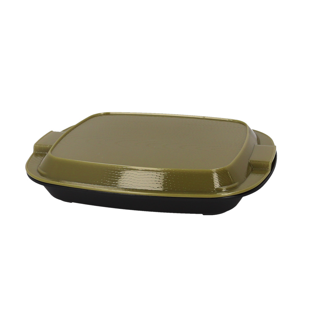 ランチプレート フタ付き 通販 hakoya 弁当 箱 仕切り 仕切り皿 和食器 弁当箱 レンジ対応 食洗機対応 お皿 食器 プラスチック 木目調 日本製 ランチプレート |  | 06