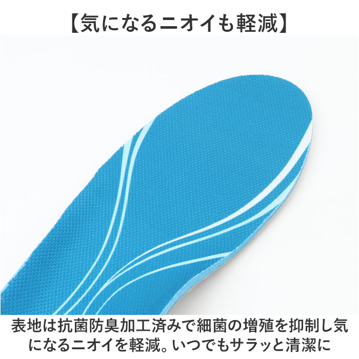 インソール 衝撃吸収 スポーツ 通販 中敷き 土踏まず かかと レディース メンズ 抗菌 防臭 イズフィット プロバランスアスレティクスインソール is-fit | is-fit | 06