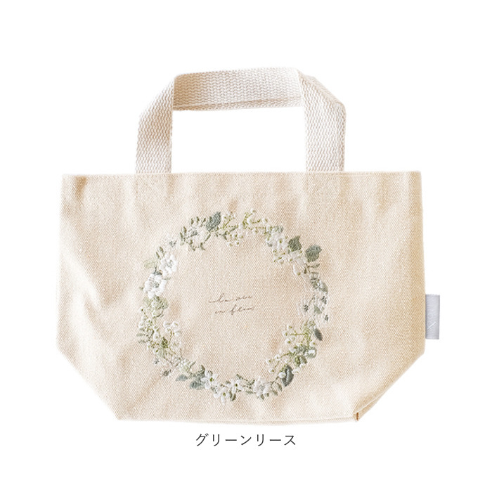 ミニトートバッグ キャンバス 通販 ito& 刺繍 トートバッグ