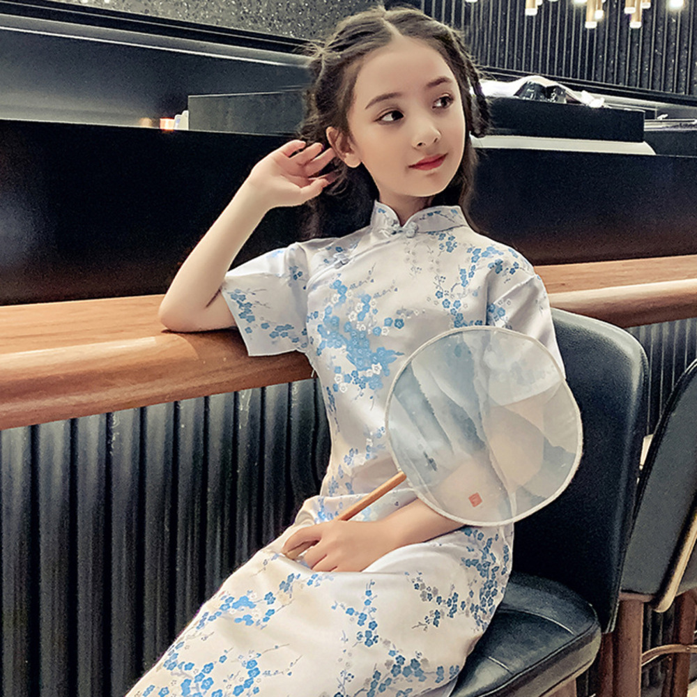 チャイナドレス 子供 通販 チャイナ服 チャイナ風 ワンピース コスプレ 衣装 仮装 かわいい パーティードレス チャイナ コスチューム キッズ 女の子 半袖 |  | 04
