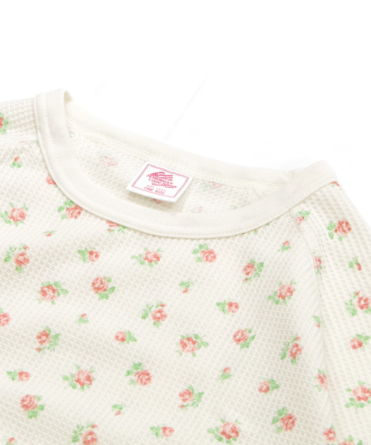 【未使用美品】ロンハーマンヴィンテージ　花柄　サーマル JEMORGAN サーマル 通販 ワッフル ロンT パックTシャツ JD073-59S