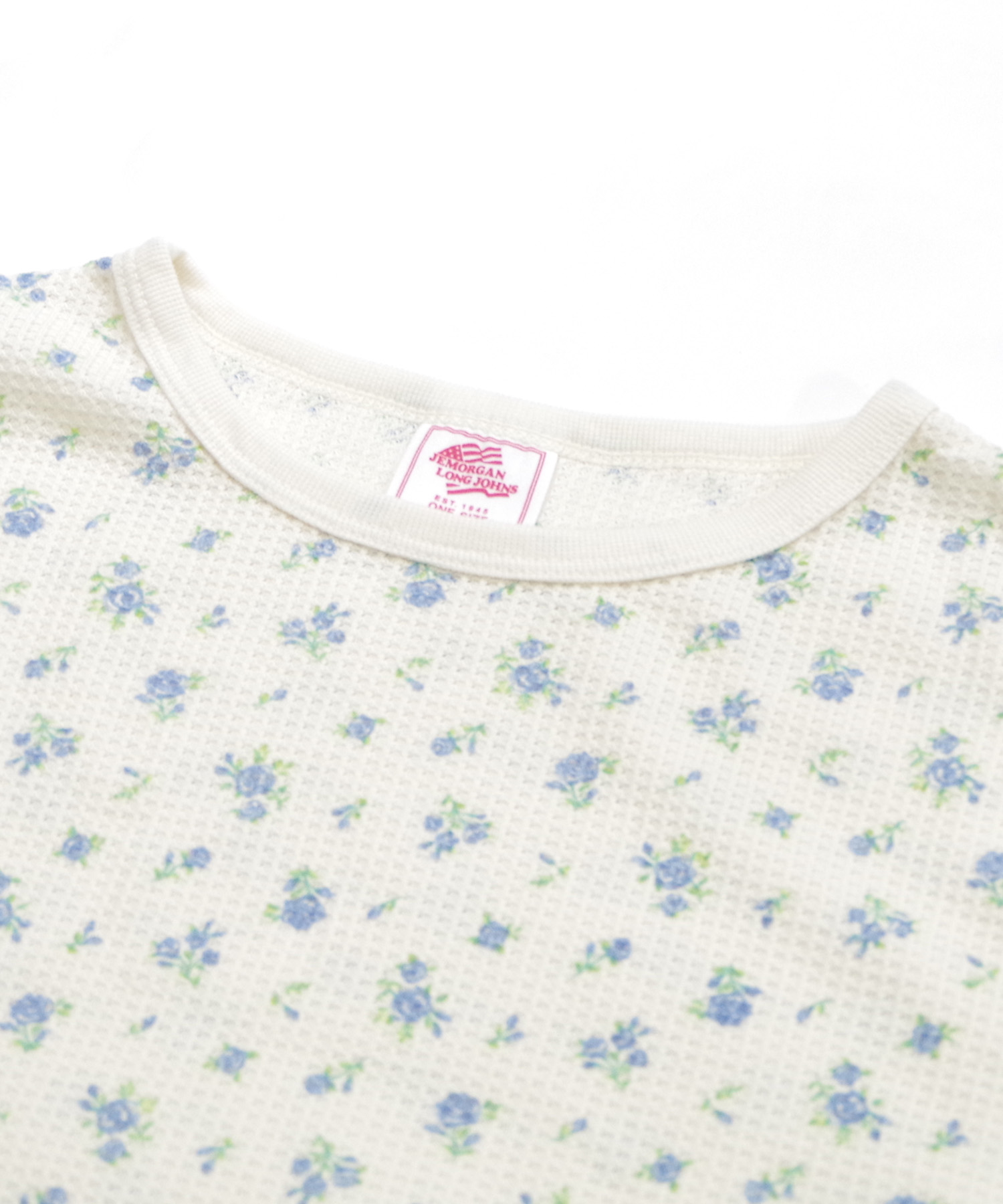 ワッフル 生地 セットアップ 通販 JEMORGAN サーマル JD570-59S 花柄 かわいい ルームウェア 上下セット レディース ロンT パジャマ 部屋着 小花柄 ワッフル | JEMORGAN | 19