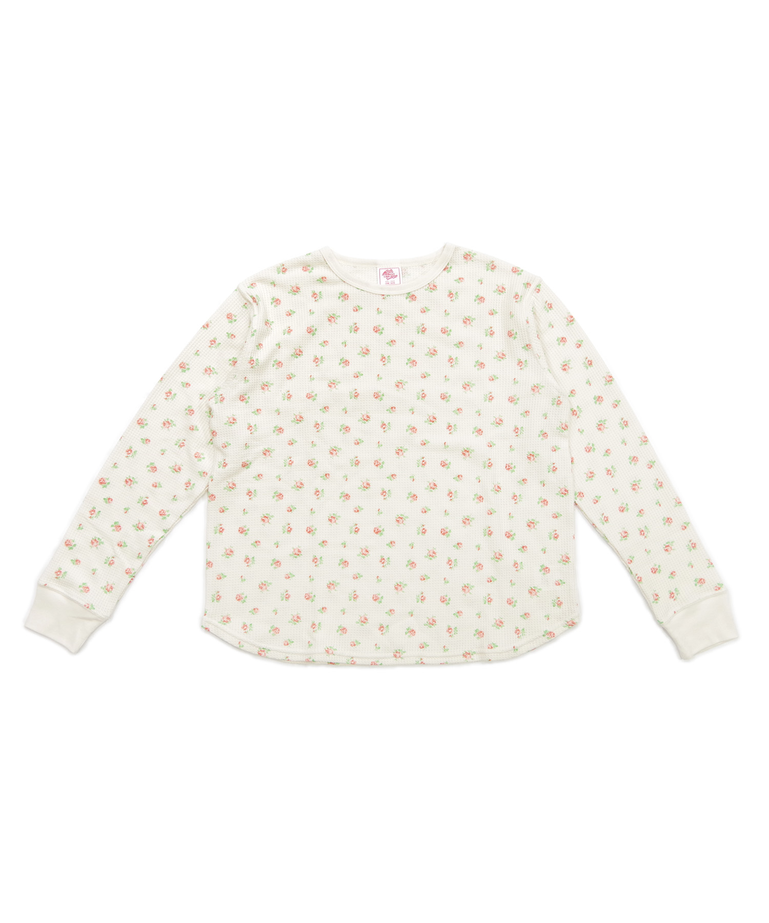 ワッフル 生地 セットアップ 通販 JEMORGAN サーマル JD570-59S 花柄 かわいい ルームウェア 上下セット レディース ロンT パジャマ 部屋着 小花柄 ワッフル | JEMORGAN | 10