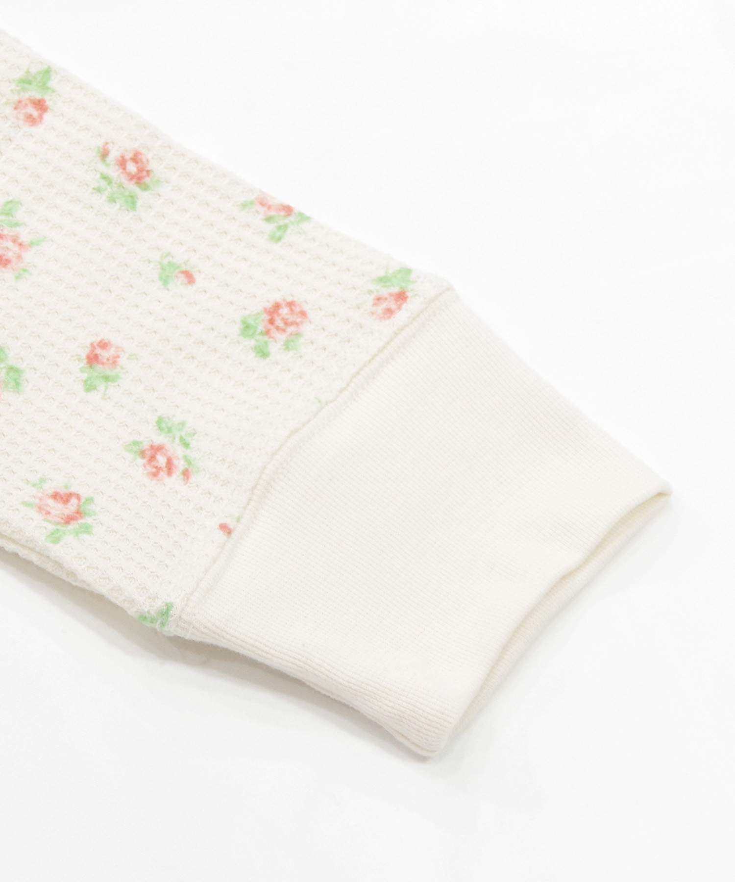 ワッフル 生地 セットアップ 通販 JEMORGAN サーマル JD570-59S 花柄 かわいい ルームウェア 上下セット レディース ロンT パジャマ 部屋着 小花柄 ワッフル | JEMORGAN | 12