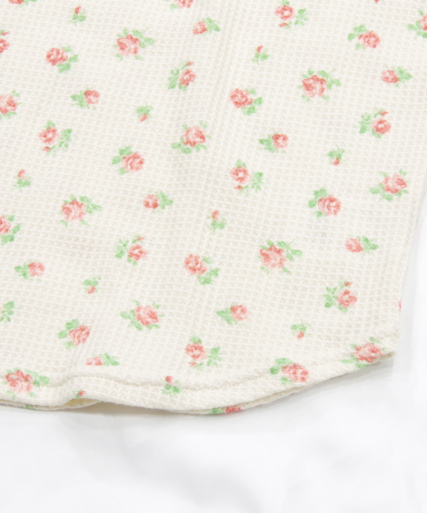 ワッフル 生地 セットアップ 通販 JEMORGAN サーマル JD570-59S 花柄 かわいい ルームウェア 上下セット レディース ロンT パジャマ 部屋着 小花柄 ワッフル | JEMORGAN | 13