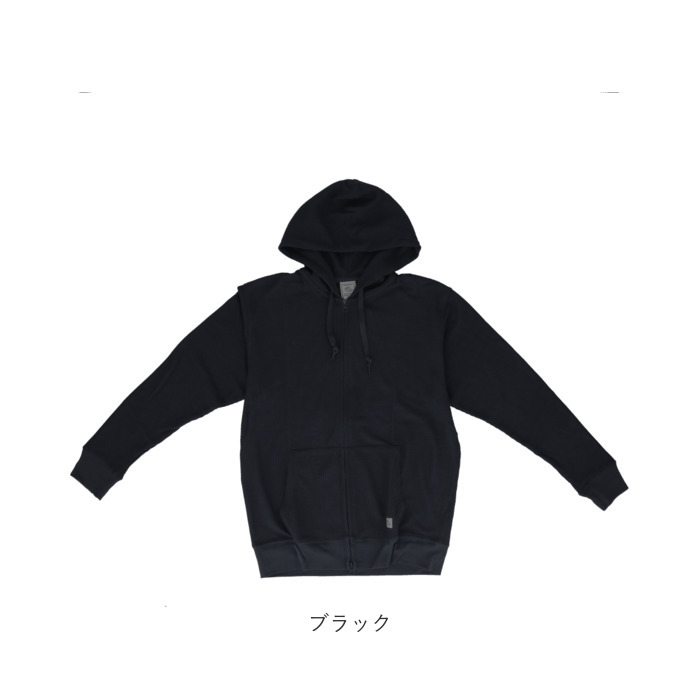 JEMORGAN ワッフル JD610-12S ジェーイーモーガン 通販 パーカー フーディー ジップアップパーカー フルジップパーカー サーマル 長袖 薄手 メンズ | JEMORGAN | 12