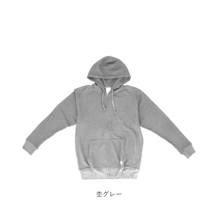 JEMORGAN ワッフル JD610-12S ジェーイーモーガン 通販 パーカー フーディー ジップアップパーカー フルジップパーカー サーマル 長袖 薄手 メンズ | JEMORGAN | 13