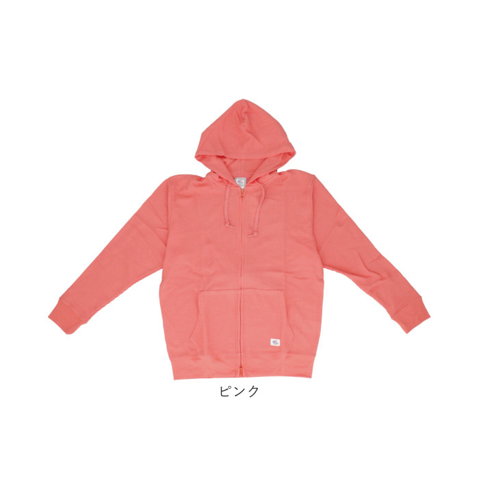 JEMORGAN ワッフル JD610-12S ジェーイーモーガン 通販 パーカー フーディー ジップアップパーカー フルジップパーカー サーマル 長袖 薄手 メンズ | JEMORGAN | 14