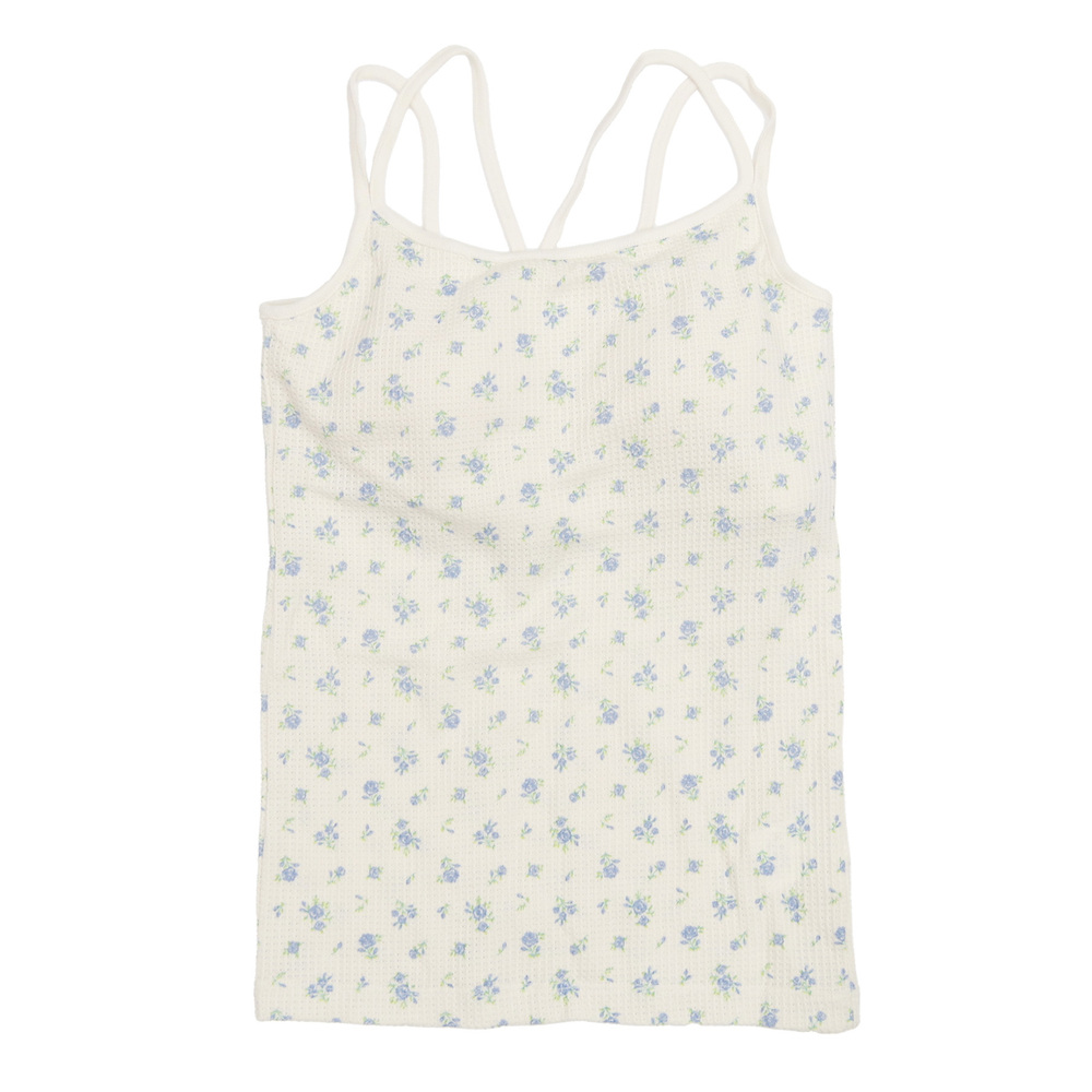 ワッフル 生地 花柄 通販 キャミソール JEMORGAN サーマル JD764-29S ジェーイーモーガン カップ付き ブランド レディース おしゃれ シンプル かわいい ワッフル | JEMORGAN | 02