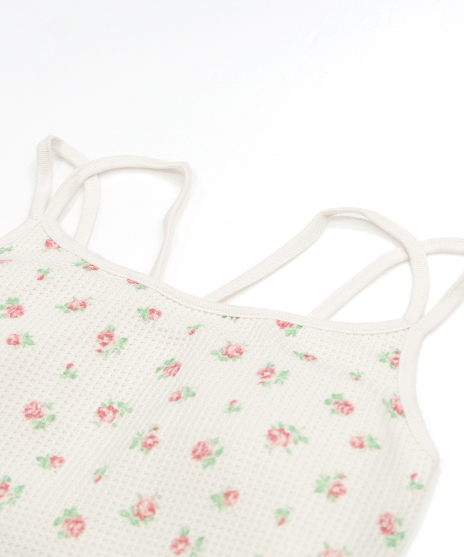 ワッフル 生地 花柄 通販 キャミソール JEMORGAN サーマル JD764-29S ジェーイーモーガン カップ付き ブランド レディース おしゃれ シンプル かわいい ワッフル | JEMORGAN | 05