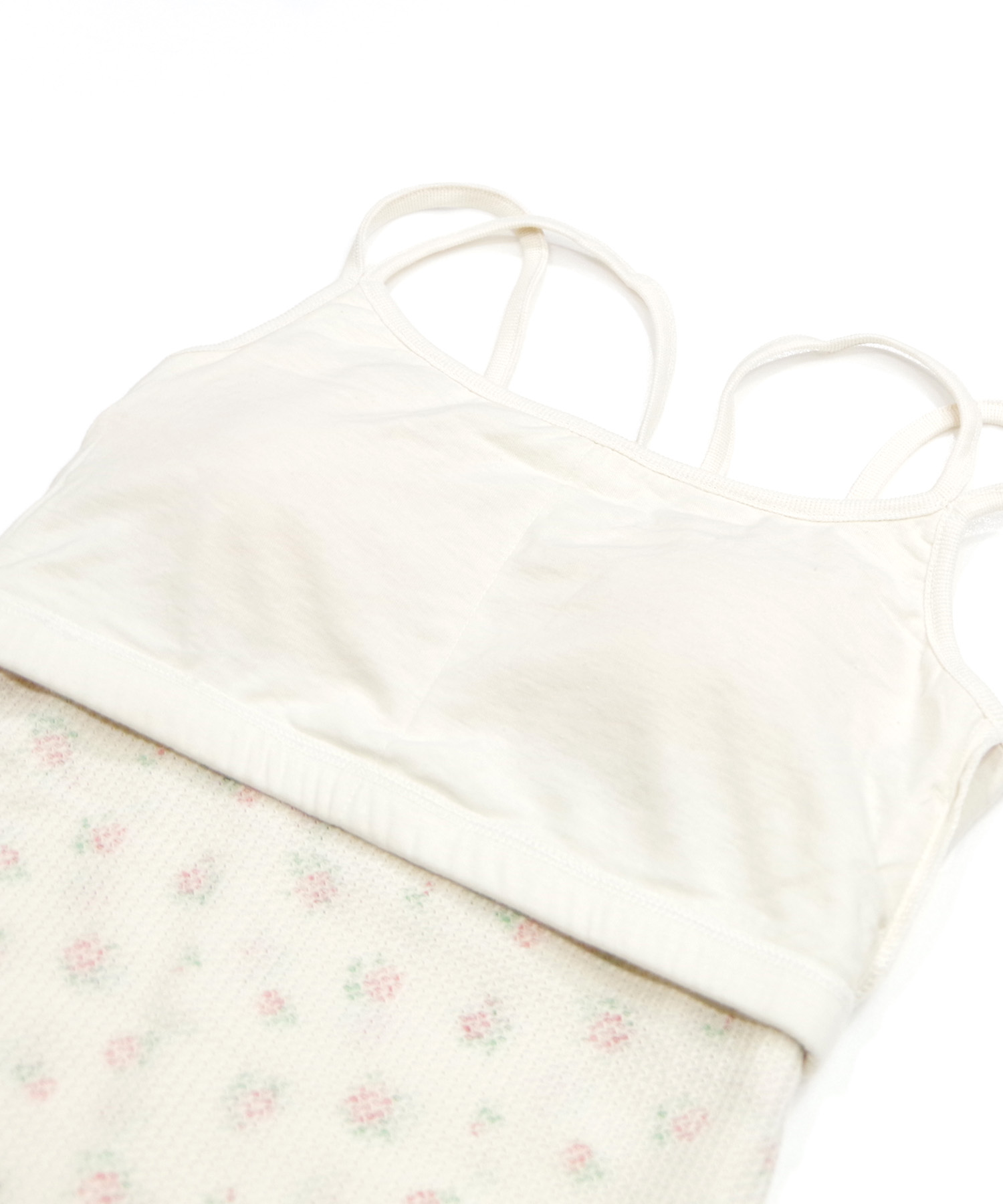 ワッフル 生地 花柄 通販 キャミソール JEMORGAN サーマル JD764-29S ジェーイーモーガン カップ付き ブランド レディース おしゃれ シンプル かわいい ワッフル | JEMORGAN | 08