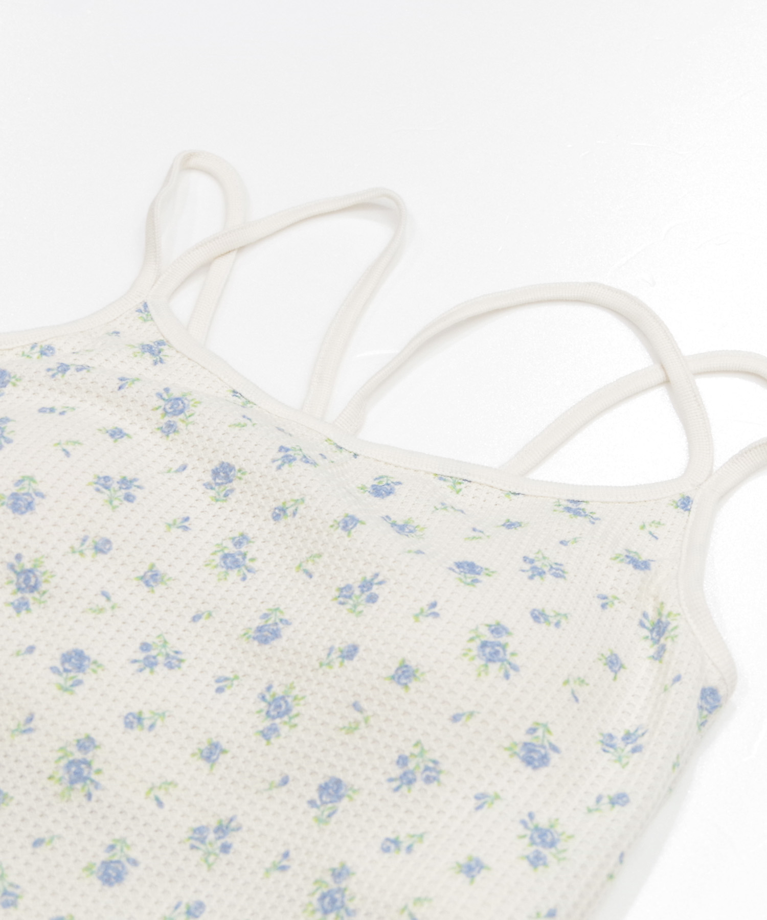 ワッフル 生地 花柄 通販 キャミソール JEMORGAN サーマル JD764-29S ジェーイーモーガン カップ付き ブランド レディース おしゃれ シンプル かわいい ワッフル | JEMORGAN | 10