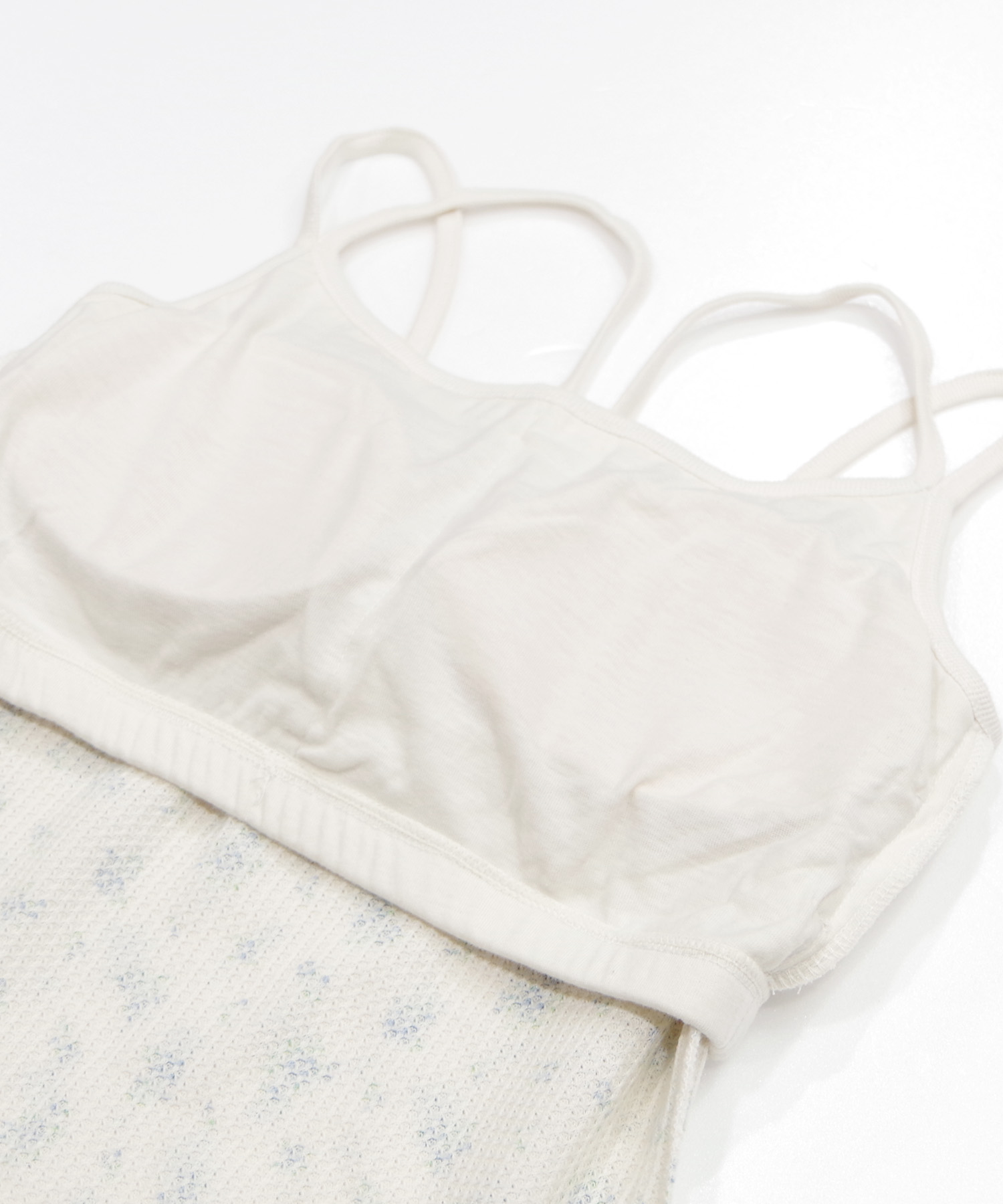 ワッフル 生地 花柄 通販 キャミソール JEMORGAN サーマル JD764-29S ジェーイーモーガン カップ付き ブランド レディース おしゃれ シンプル かわいい ワッフル | JEMORGAN | 13