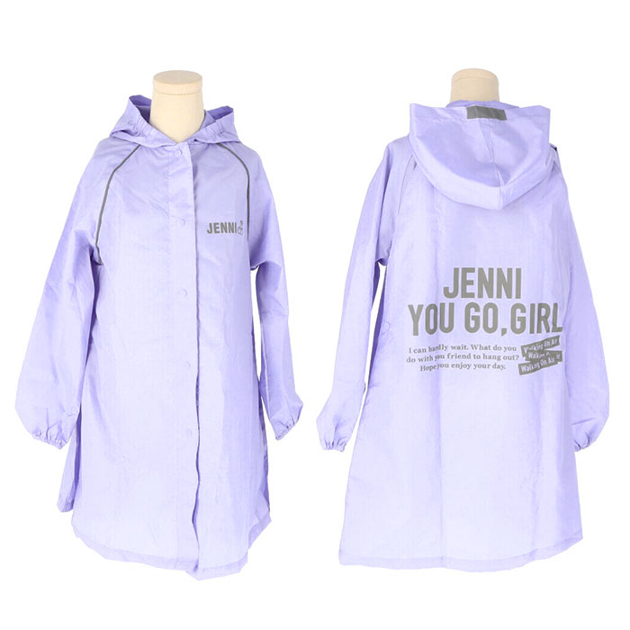現品 レインコート キッズ ランドセル対応 小学校 コート 登校 子供 女の子 こども リュック対応 子ども 小学生 通学 中学年 高学年 中学生  JENNI 通販 レイン 子ども用ファッション小物