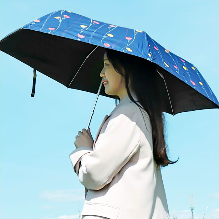 折りたたみ傘 晴雨兼用 通販 折り畳み傘 晴雨兼用傘 日傘 雨傘 かさ カサ レディース 持ちやすい グラスファイバー PUコーティング 遮光率99.99% | BACKYARD FAMILY | 06