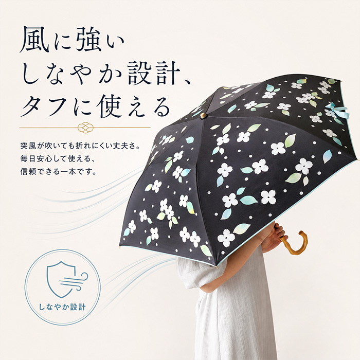 wacco ワッコ 折りたたみ傘 2段 晴雨兼用 通販 折り畳み傘 晴雨兼用傘 2段折傘 ニ段折傘 2段折りたたみ傘 雨傘 日傘 かさ カサ レディース傘 ニ段 | BACKYARD FAMILY | 14