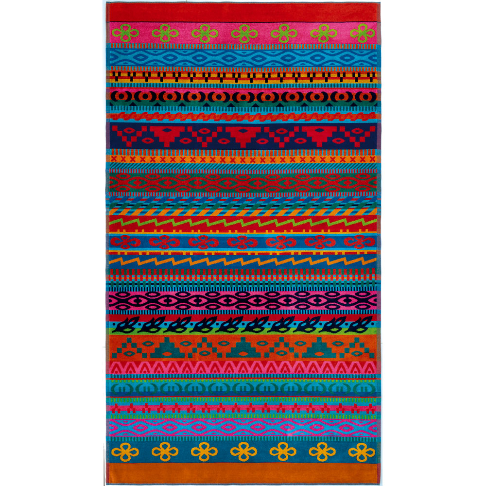 タオル jma タオル 通販 バスタオル おしゃれ 大判 厚手 綿 180 ブランド 約 100 × 180cm ビッグバスタオル ネイティブ柄 ポルトガル製 タオルケット ひざ掛け |  | 01