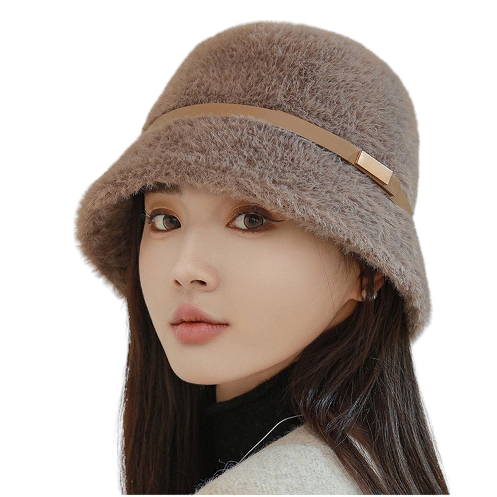 バケットハット 帽子 レディース 通販 ニットハット ニット帽子 バケット レディース帽子 キャップ ファー帽子 洗える 防寒 保温性 暖かい バケットハット | BACKYARD FAMILY | 03