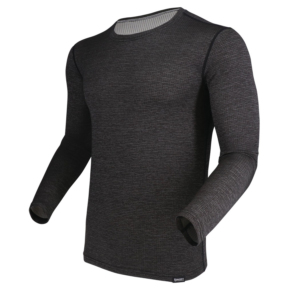インナー 通販インナー 長袖 シャツ 夏 ドライシャツ 肌着 下着 クルーネックシャツ 冷感 クール クールビズ 涼しい 接触冷感 速乾 吸汗 消臭 BT インナー | ブランド登録なし | 01