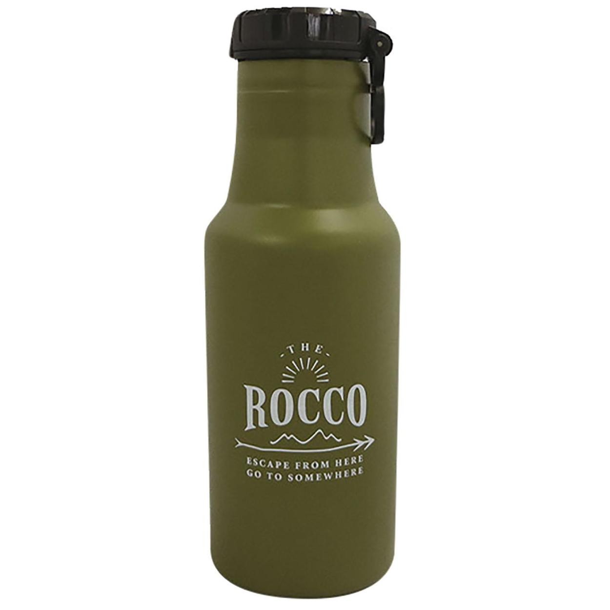 水筒 ステンレス 直飲み おしゃれ ステンレスボトル 500ml ROCCO ロッコ 通販 マグボトル 保冷 保温 ワンタッチ 洗いやすい