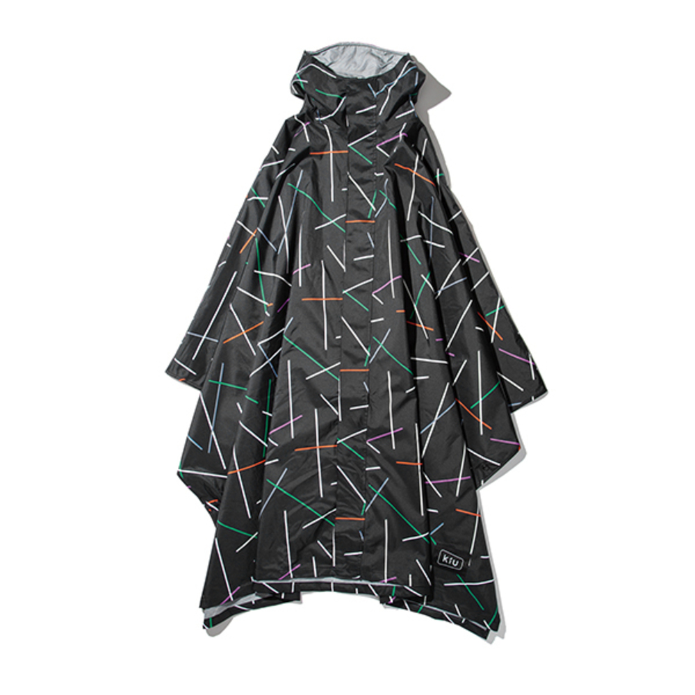 kiu レインポンチョ 通販 自転車 レディース メンズ おしゃれ レインコート 防水 透湿 止水ファスナー フルジップ リュック対応 アウトドア キャンプ | KiU | 05
