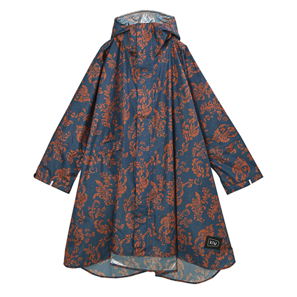 kiu キウ レインコート ポンチョ 通販 ポンチョスリーブ レインポンチョ 雨具 雨合羽 かっぱ 合羽 カッパ フルジップアップ フード ハイネック ポケット | KiU | 06