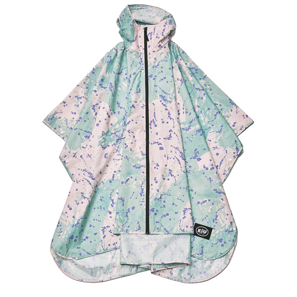 kiu キウ レインコート ポンチョ 通販 ポンチョスリーブ レインポンチョ 雨具 雨合羽 かっぱ 合羽 カッパ フルジップアップ フード ハイネック アウトドア | KiU | 08