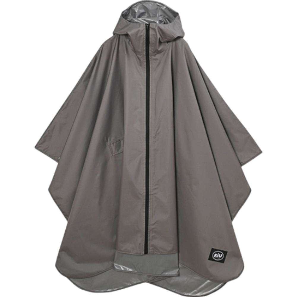 kiu キウ レインコート ポンチョ 通販 ポンチョスリーブ レインポンチョ 雨具 雨合羽 かっぱ 合羽 カッパ フルジップアップ フード ハイネック アウトドア | KiU | 12