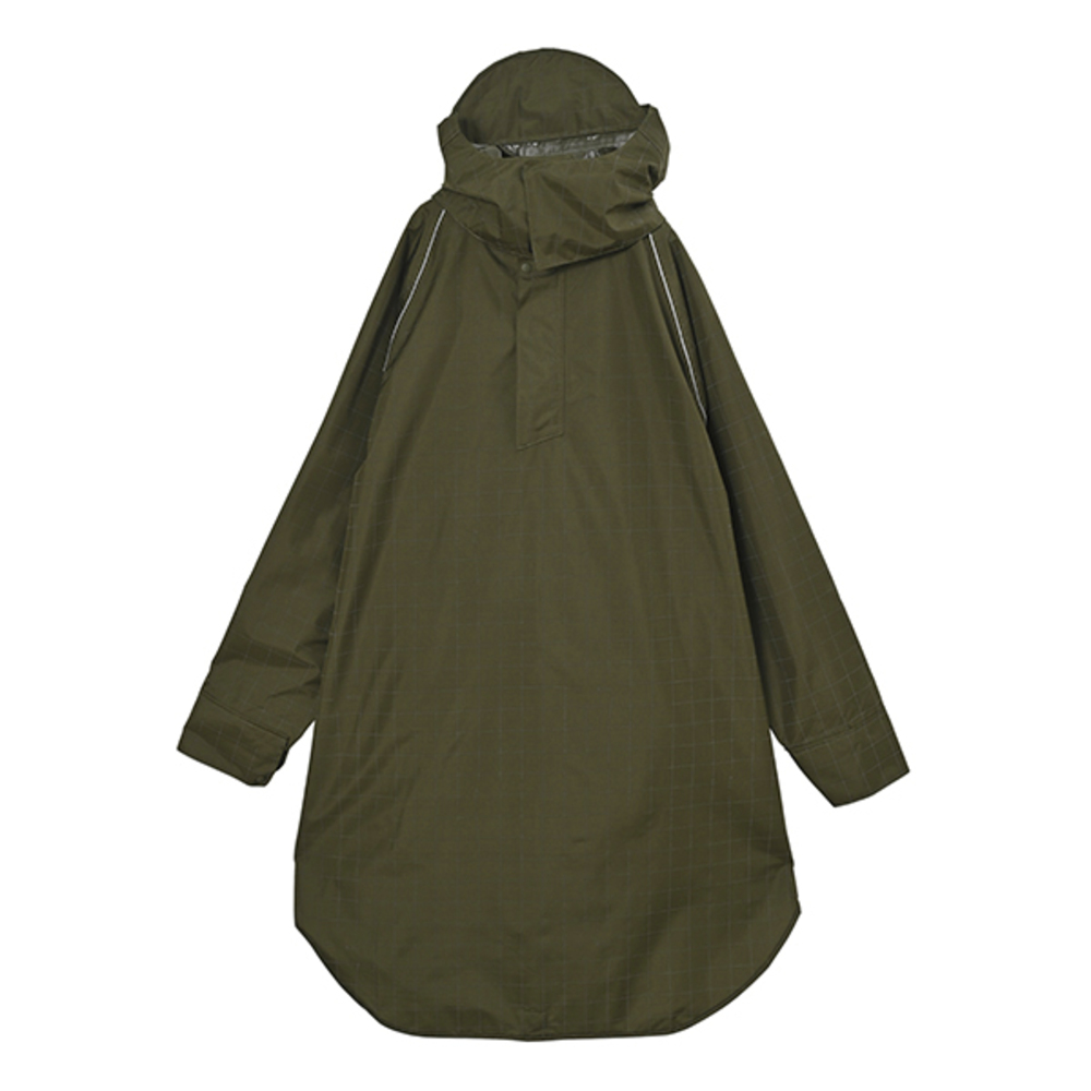 kiu キウ レインコート ポンチョ 通販 レインポンチョ 雨具 雨合羽 かっぱ 合羽 カッパ レインウェア フード リフレクター 動きやすい 反射 アウトドア | KiU | 03