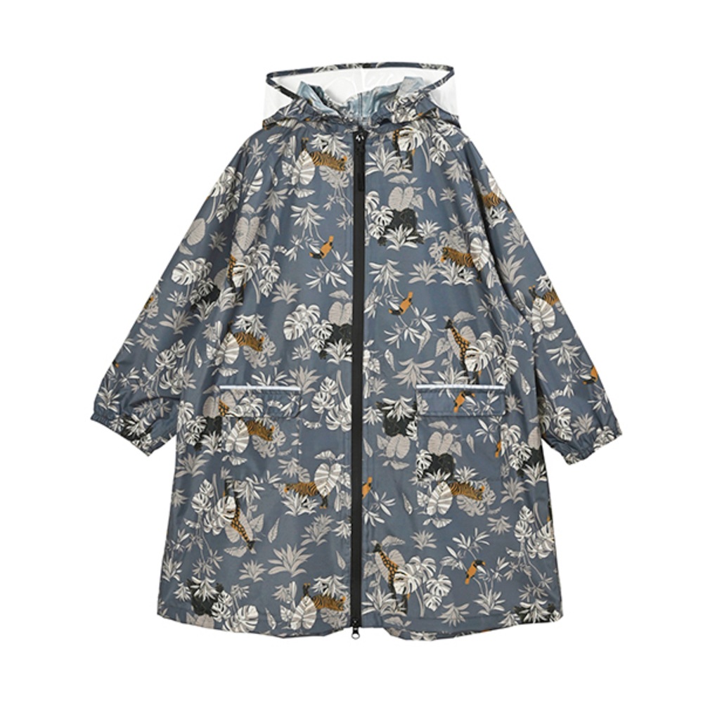kiu キウ レインコート キッズ 通販 キッズポンチョ ポンチョ カッパ 雨合羽 ランドセル対応 男の子 女の子 子供用 フルジップ はっ水 撥水 使いやすくい | KiU | 04