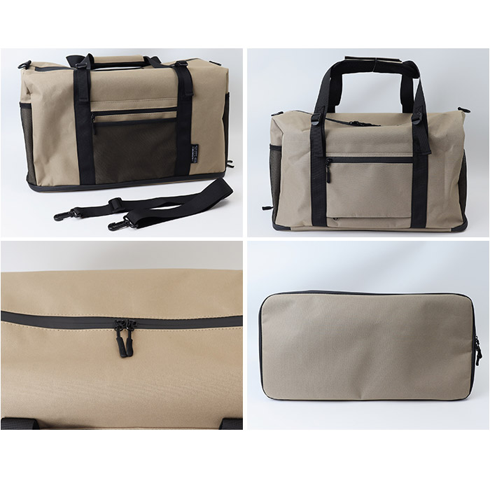 kiu キウ ジムバッグ K454 大容量 通販 スクールバッグ スクールバック ジムバック トート ショルダー 靴 収納 コンパートメント付き ポケット | KiU | 22