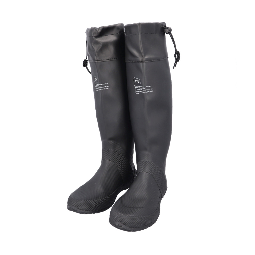 キウ KiU キウ 長靴 通販 レインブーツ パッカブルレインブーツ 折りたたみ 折り畳み コンパクト 持ち運び 中敷 収納袋 ユニセックス 男女兼用 収納袋付き |  | 01